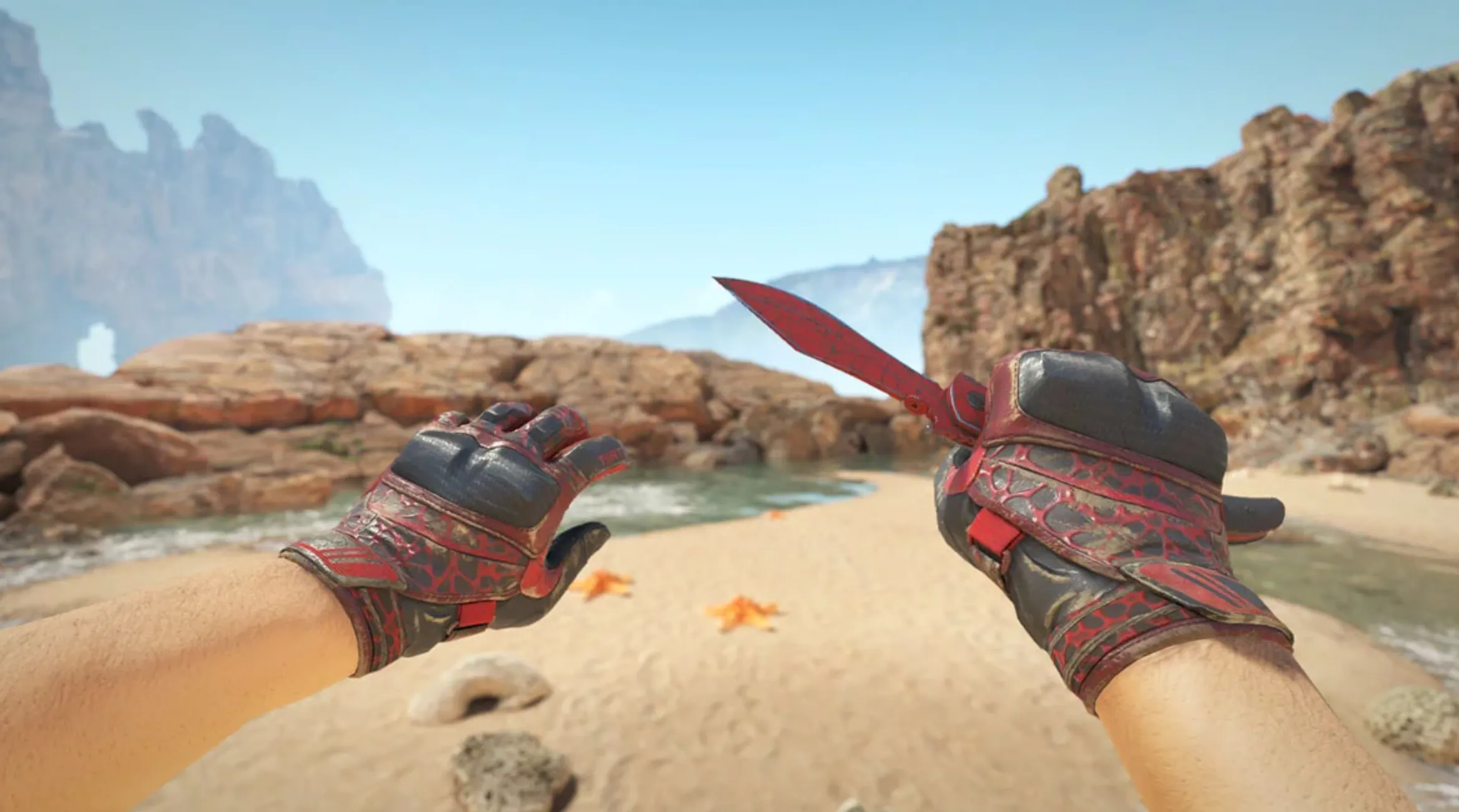 Navaja Knife Crimson Web